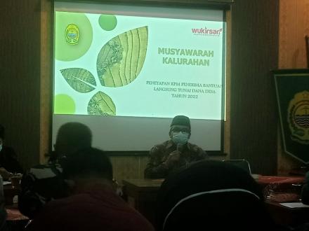 Musyawarah Kalurahan Penetapan KPM BLT DD Tahun 2022