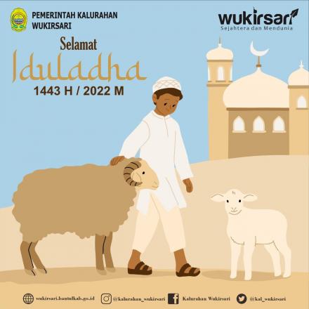 Pemerintah Kalurahan Wukirsari Mengucapkan Selamat Hari Raya Idul Adha 1443 H