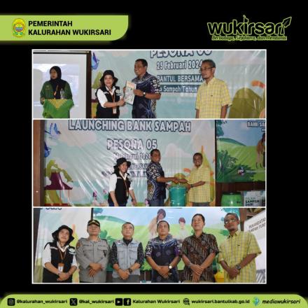 Peringati Hari Peduli Sampah Nasional, Padukuhan Manggung Launching Perdana Bank Sampah Pesona 05 