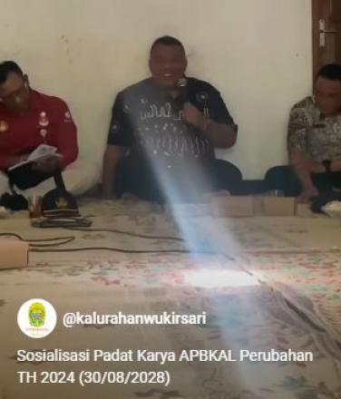 Sosialisasi Padat Karya APBKAL Perubahan TH 2024 (30/08/2028)