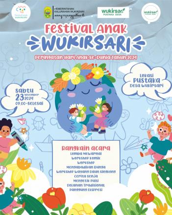 Festival Anak Wukirsari Dalam Rangka Memperingati Hari Anak Sedunia.