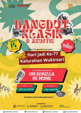 Live Musik Rosella Ralam Hari Jadi Kalurahan Wukirsari Ke 77 (14-6-2025)