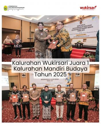 Pencapaian Juara I Desa Mandiri Budaya Kalurahan Wukirsari (10-7-2025)
