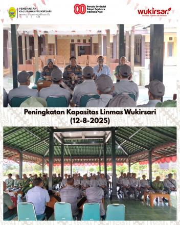 Peningkatan Kapasitas Anggota Satlinmas Wukirsari (12-8-2025)