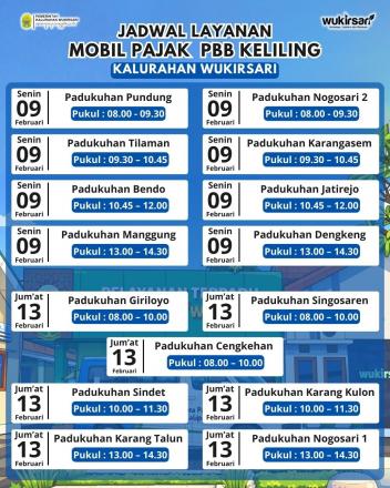 MOBIL PAJAK PBB KELILING HADIR DI PADUKUHAN!