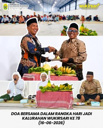Doa Bersama Peringatan Hari Jadi ke-78 Kalurahan Wukirsari (16-06-2026)