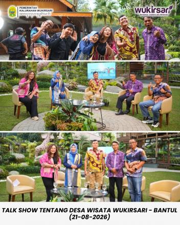 Talkshow tentang Desa Wisata Wukirsari - Bantul (21-08-2026)
