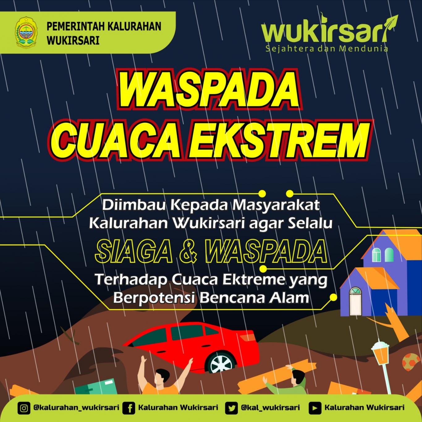 Waspada Cuaca Ekstrem 2023 - Website Kalurahan Wukirsari